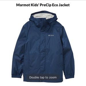 Youth boys Marmot Preclip Rain Jacket, navy